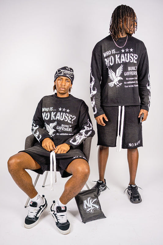NK Black Longsleeve Tee