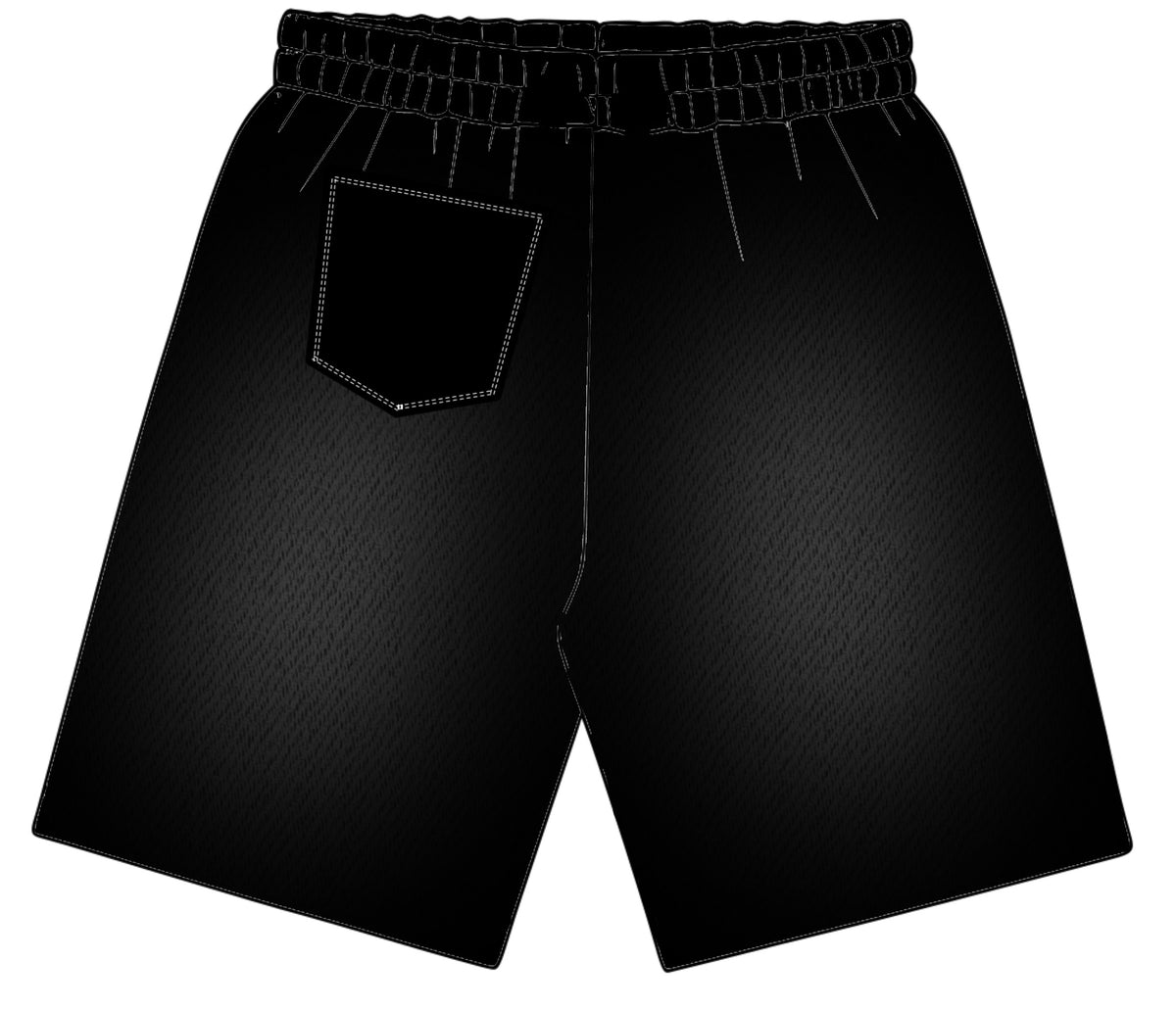 NK Black Faded Shorts