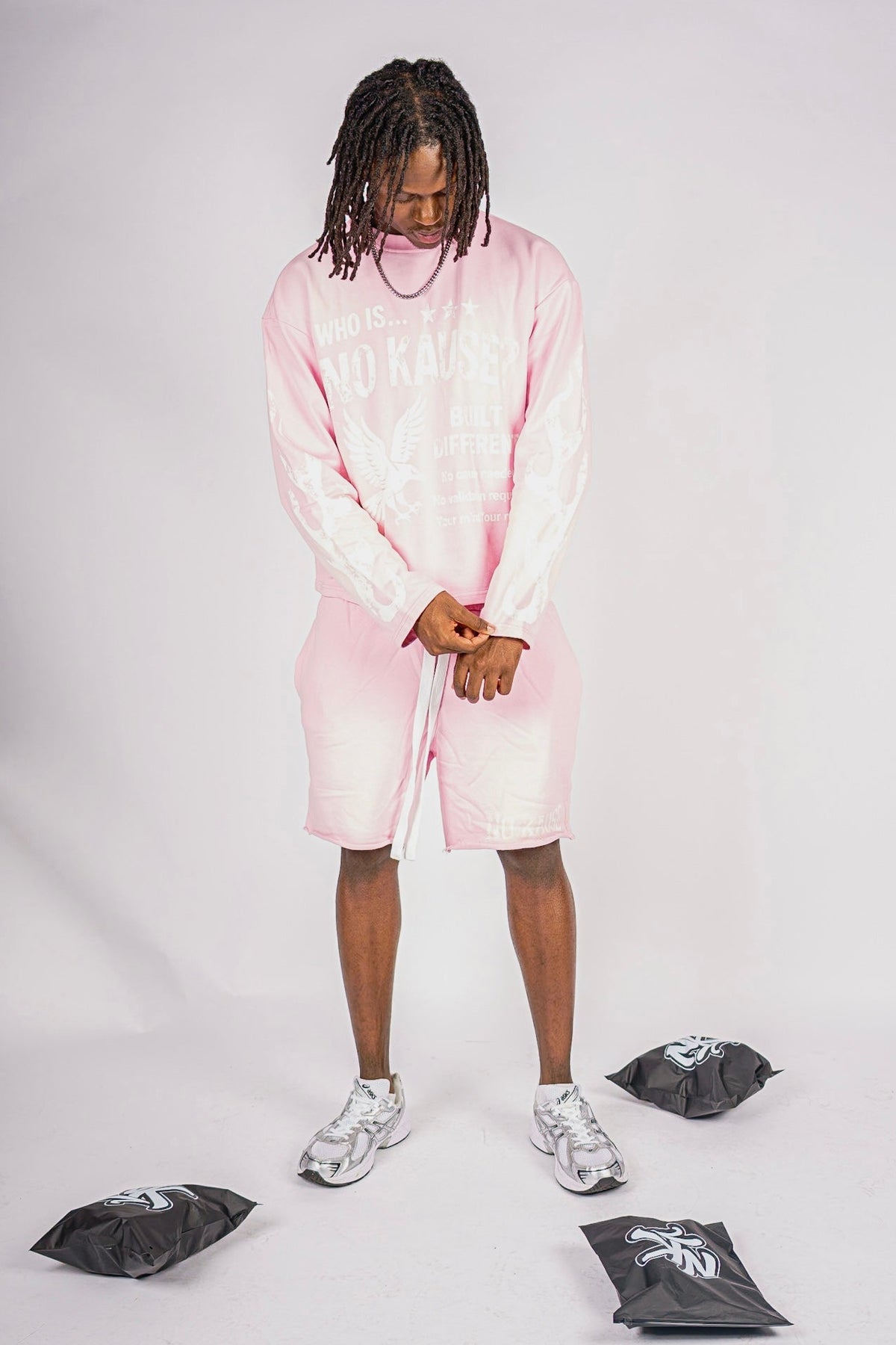 NK Pink Faded Shorts