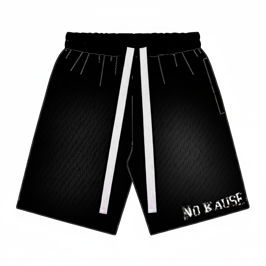 NK Black Faded Shorts